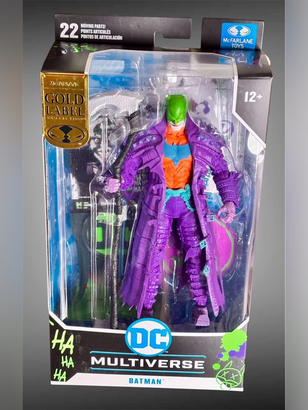 McFarlane DC Mulitverse Gold Label Jokerized 7” Batman Figure